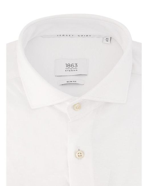 Eterna Herren Hemd Slim Fit in White für Herren