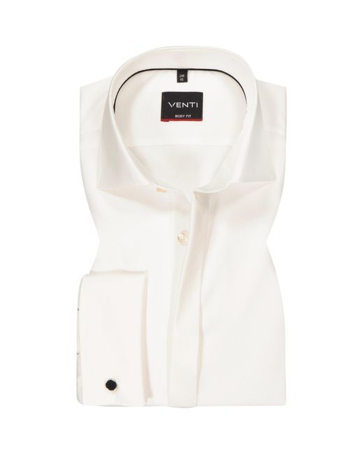 Venti Herren Hemd Kent in White für Herren