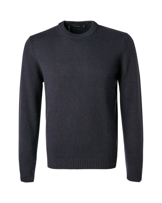 Maerz Herren Pullover Unifarben in Blue für Herren