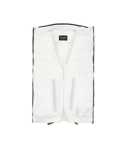 Karl Lagerfeld Herren Steppjacke Unifarben in White für Herren