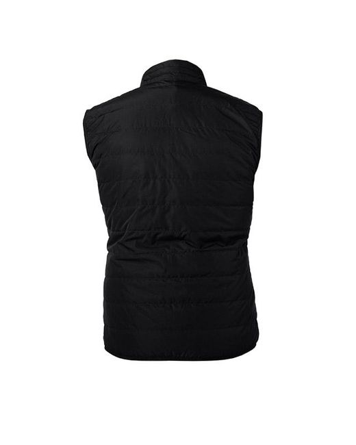 EA7 Herren Daunenweste Mikrofaser Unifarben in Black für Herren