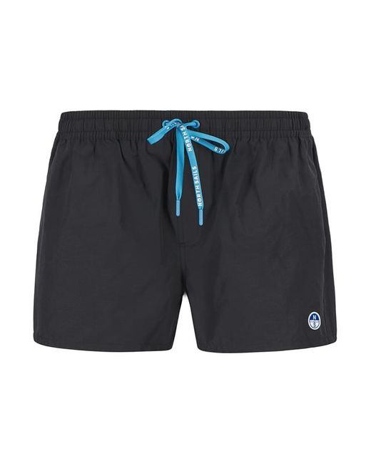 North Sails Herren Badeshorts Unifarben in Blue für Herren