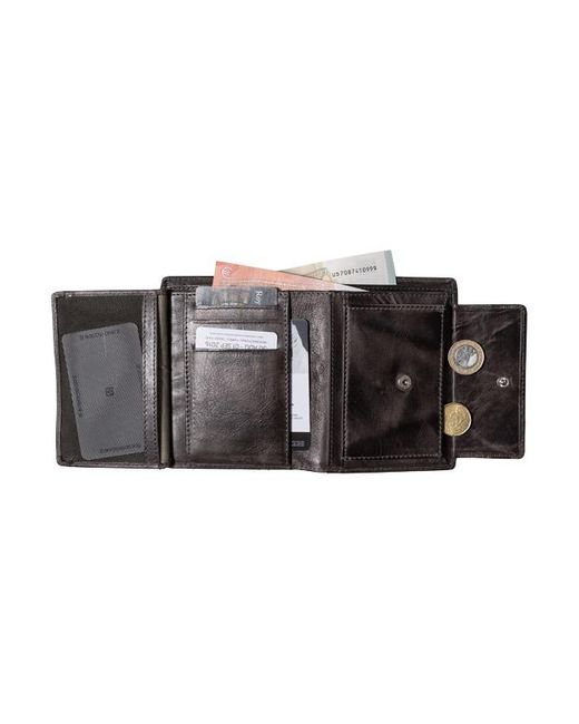Camel Active Herren Geldbörse Leder in Black für Herren