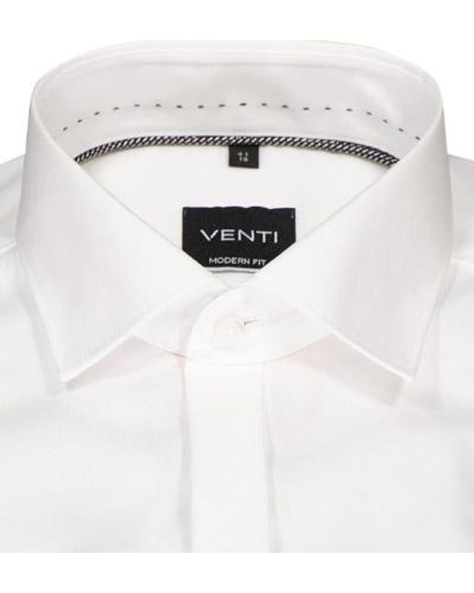 Venti Herren Hemd Kent in White für Herren