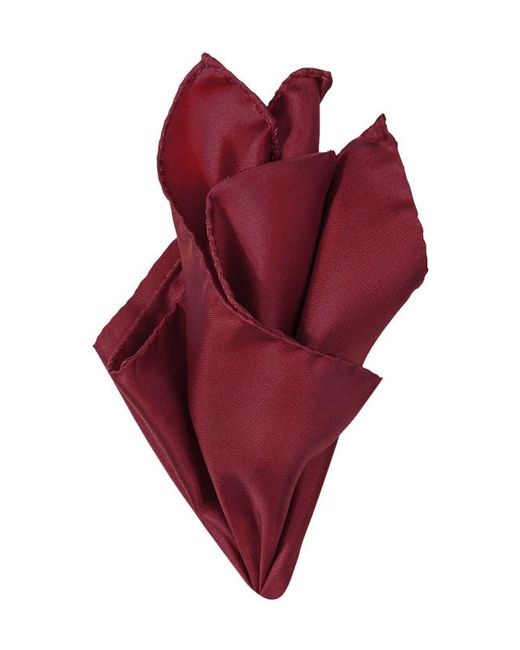 Ascot Herren Einstecktuch Seide in Red für Herren