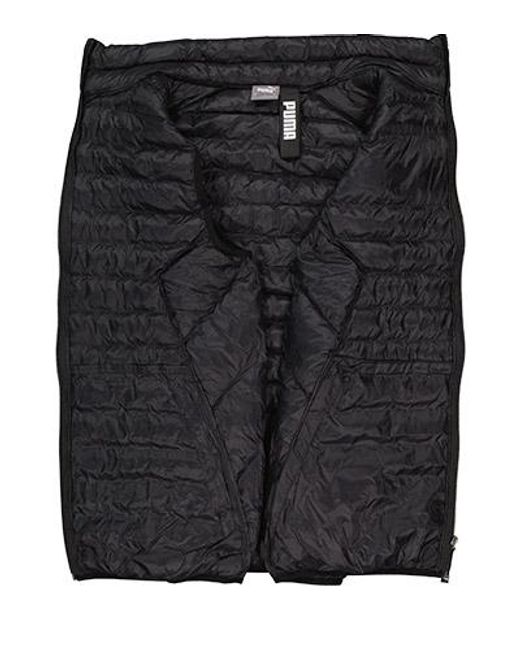PUMA Herren Steppweste Mikrofaser/Funktion Unifarben in Black für Herren