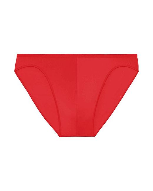 Hom Herren Slip Mikrofaser/Funktion Unifarben in Black für Herren