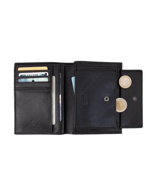 Camel Active Herren Geldbörse Leder in Black für Herren
