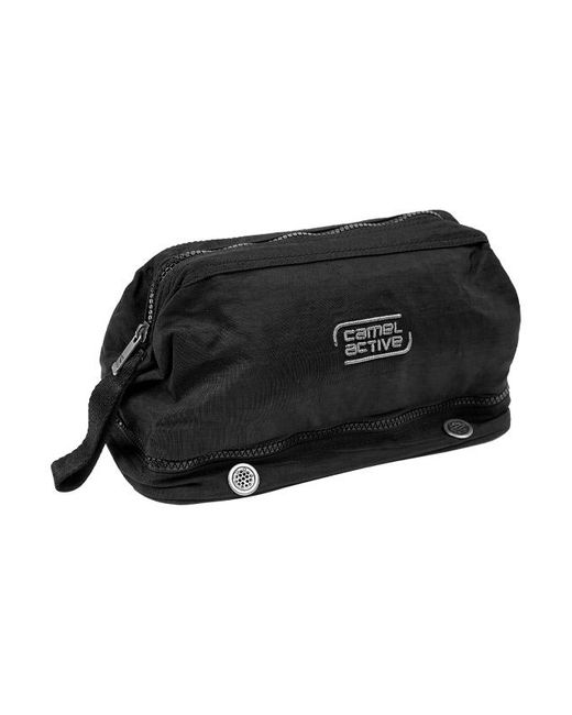 Camel Active Herren Kulturtasche Mikrofaser/Nylon in Black für Herren