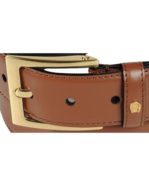 Aigner Herren Gürtel Glattleder in Black für Herren