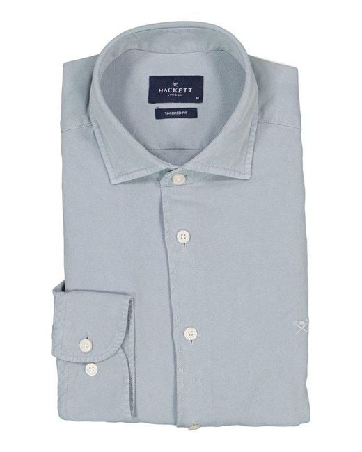 Hackett Herren Hemd Blau,Grau in Blue für Herren