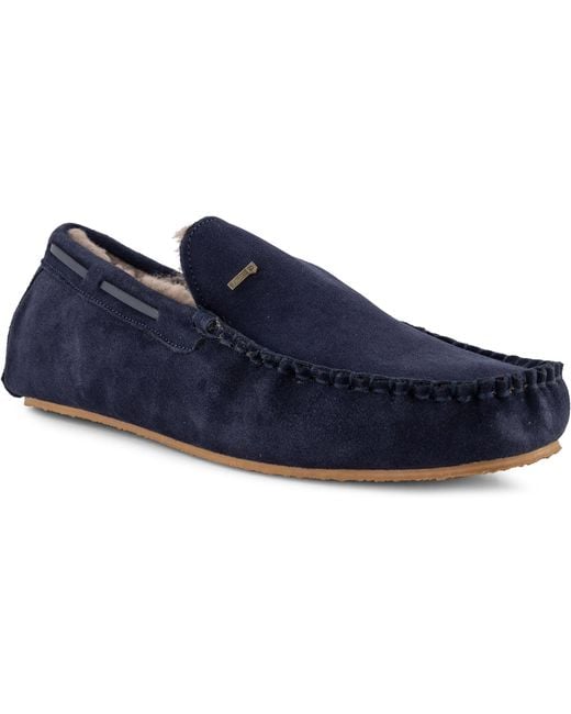 Dubarry Herren Hausschuhe Veloursleder in Blue für Herren
