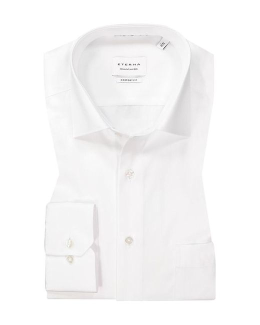 Eterna Herren Hemd El Comfort Fit in White für Herren