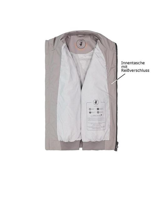 Save The Duck Herren Jacke Unifarben in Gray für Herren