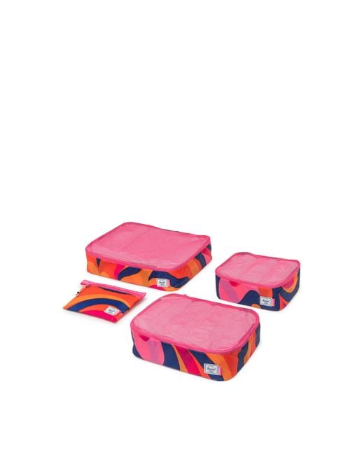 Herschel Supply Co. Pink Kyoto Packing Cubes