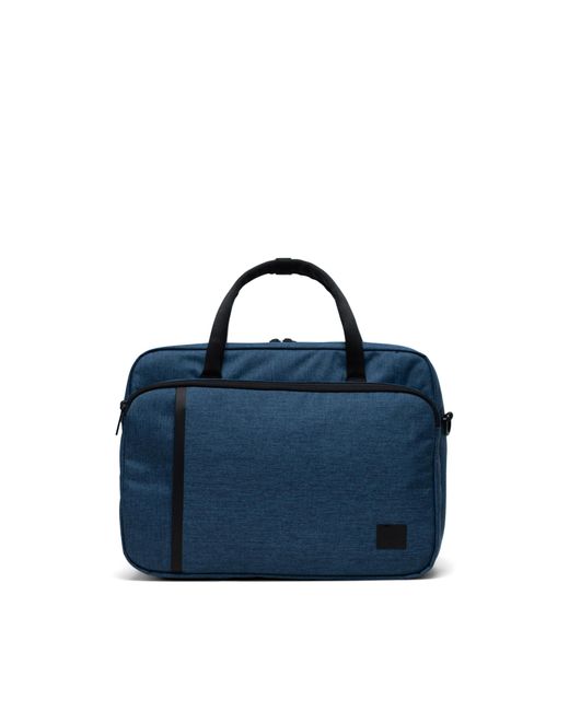 Herschel Supply Co. Fleece Tech Gibson Messenger in Blue Lyst
