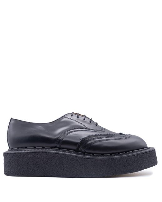Comme des Garçons Leather X George Cox Lace-up Creepers In 1 in Blue ...
