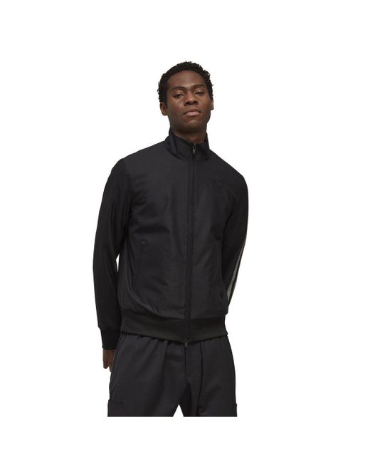 Y3 Refined Wool Track in Black for Men Lyst