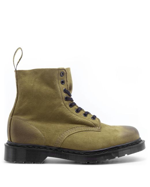 Dr. Martens 1460 Pascal Olive Titan Boots in Green for Men | Lyst