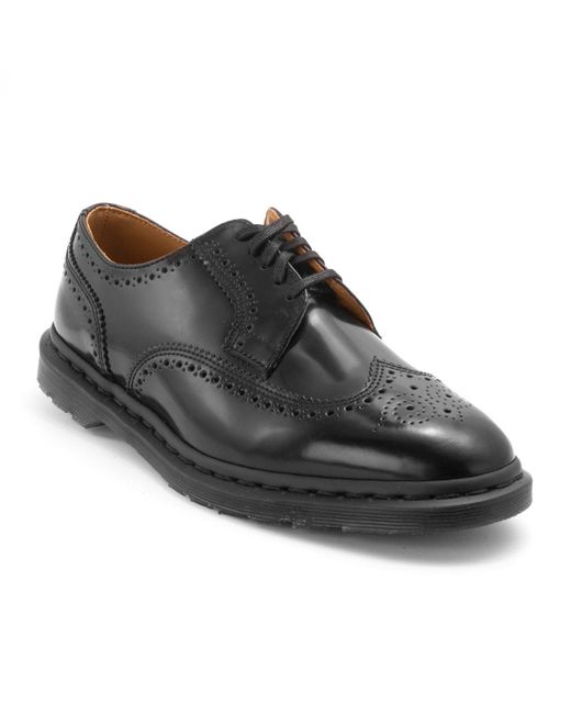 Dr. Martens Kelvin Ii Smooth Leather Brogue Shoes in Black for Men | Lyst  Canada