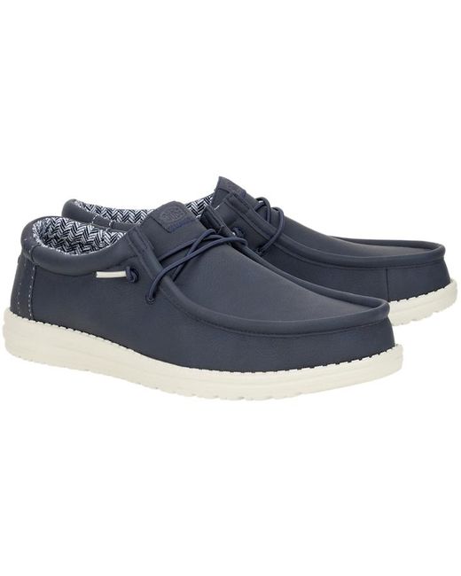 HeyDude Blue Wally Classic for men