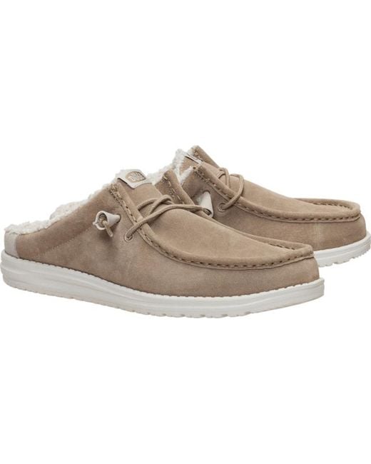 HeyDude Black Wally Slip Warmth for men