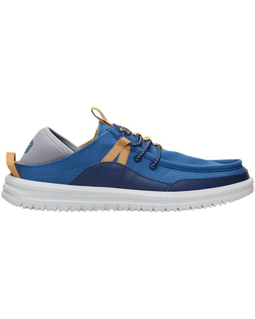 HeyDude Blue Bradley Blipper Nylon for men