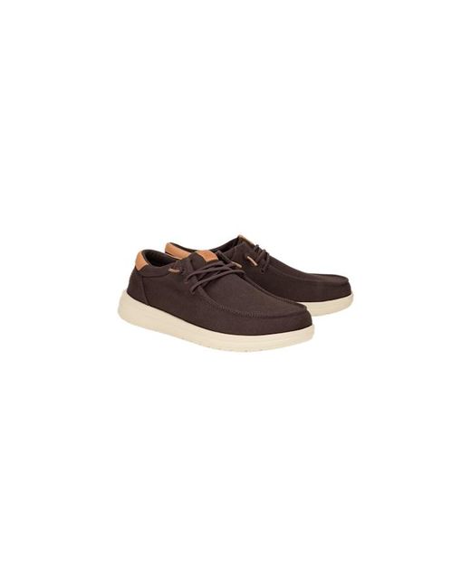 HeyDude Black Paul Canvas for men