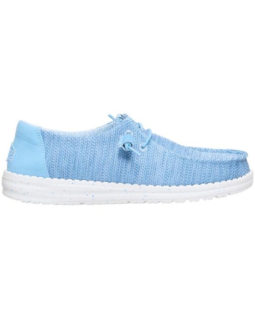 HeyDude Blue Wendy Stretch Sox