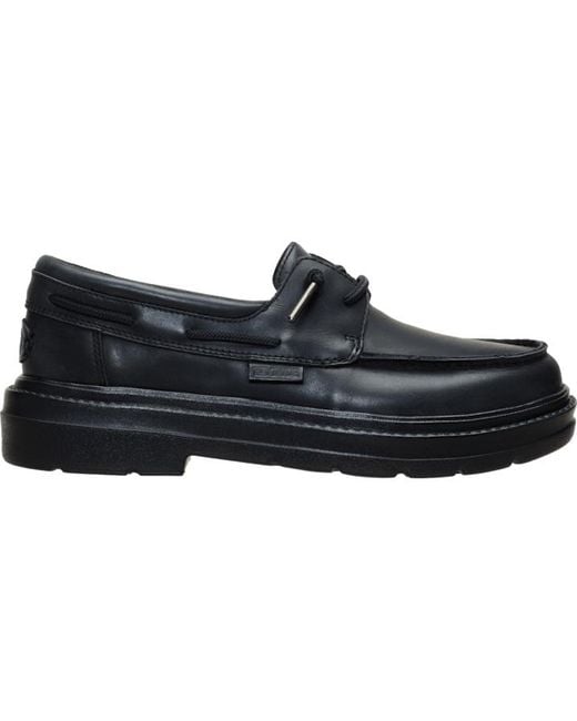 HeyDude Black Sienna Boat Leather