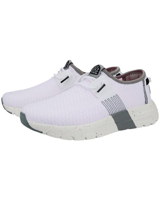 HeyDude Black Sirocco Sport Stripe