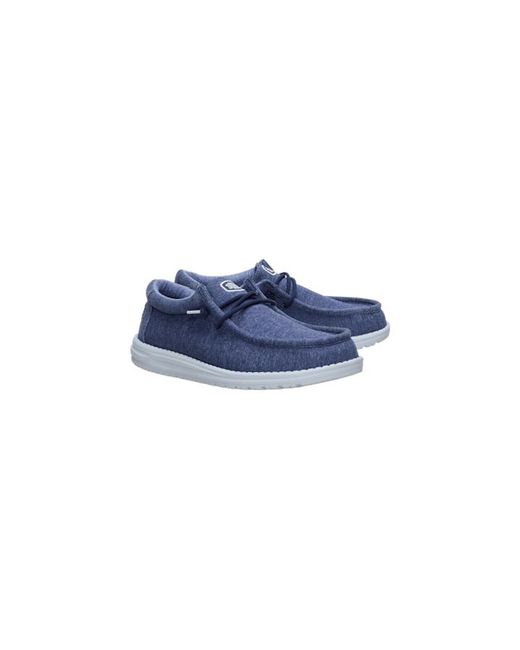 HeyDude Blue Wally Stretch Jersey for men