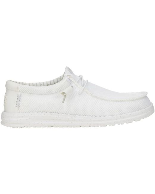 HeyDude Black Wally Stretch Sox for men