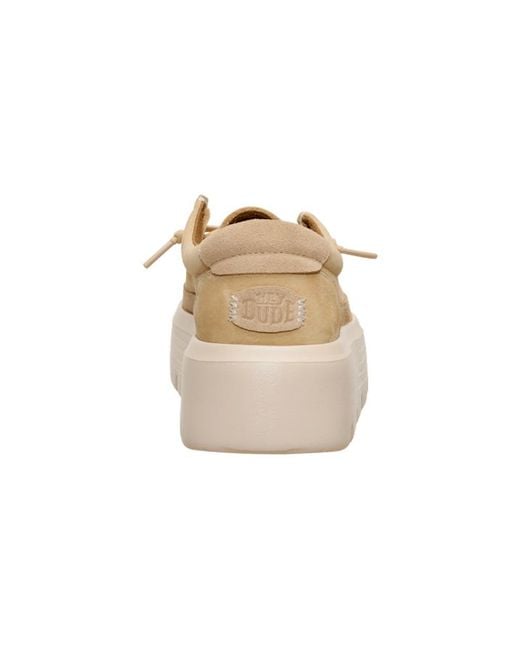 HeyDude Black Austin Edge Ox Nubuck