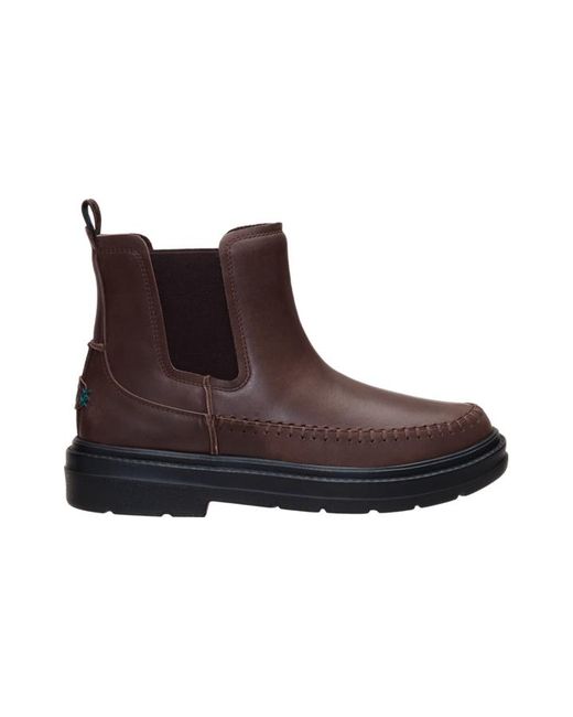 HeyDude Black Sienna Chelsea Boot Leather