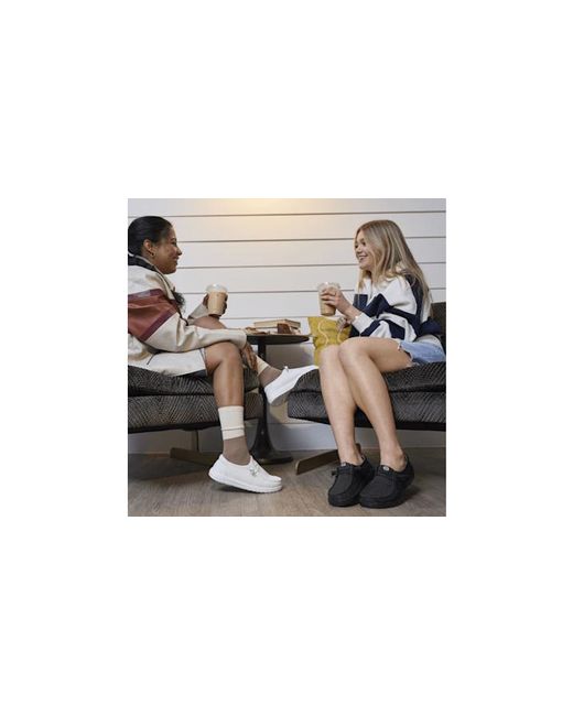 HeyDude Black Wendy Stretch Sox