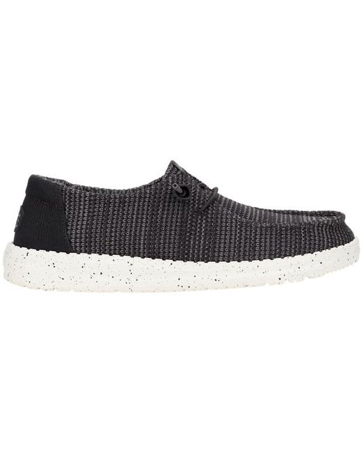 HeyDude Black Wendy Stretch Sox