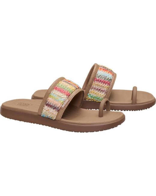 HeyDude Black Maui Breeze Toe Loop
