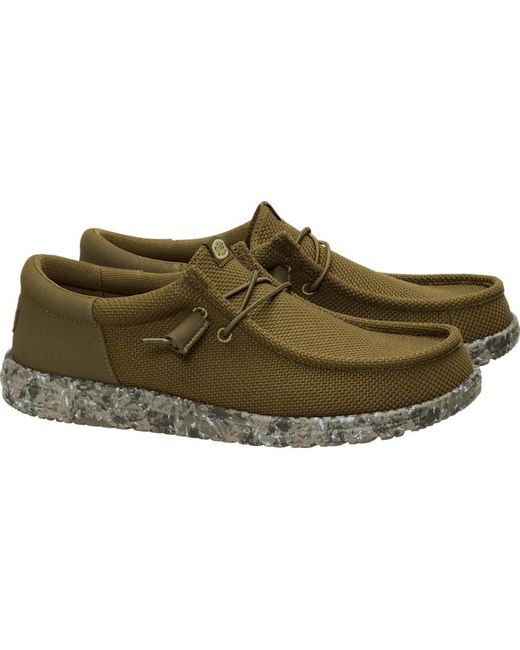HeyDude Black Wally Funk Mesh Field Camo for men