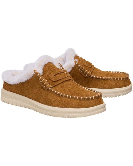 HeyDude Black Wendy Nxt Mule Cozy