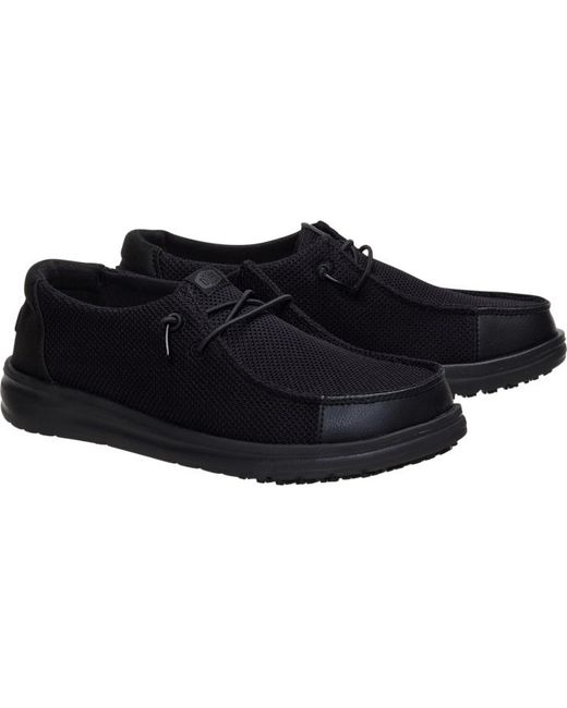HeyDude Black Wendy Work Ce