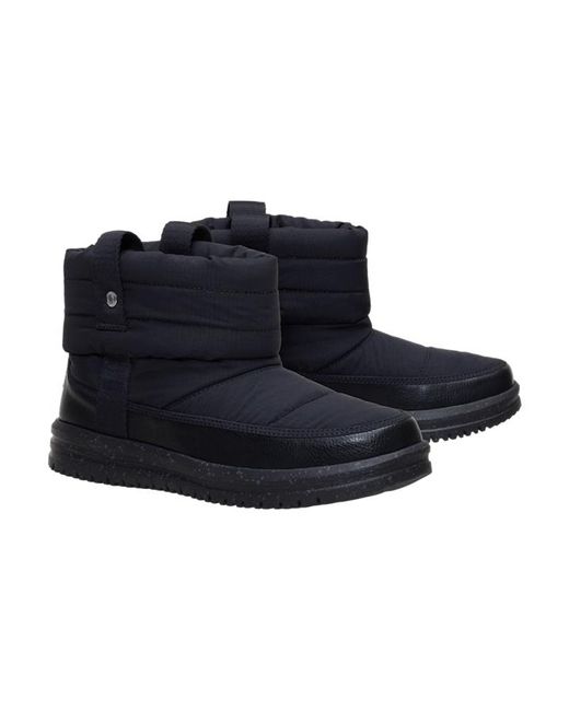 HeyDude Black Camden Cuff Nylon Quilt