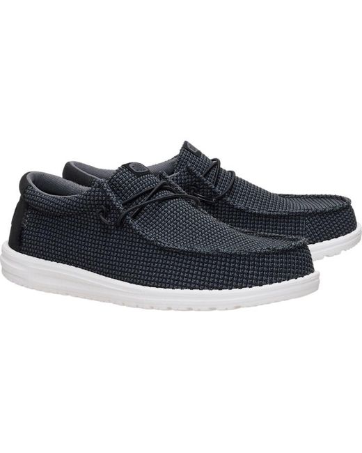 HeyDude Blue Wally Mesh for men