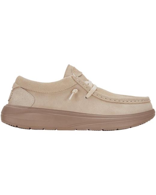HeyDude Black Wendy Comf Suede