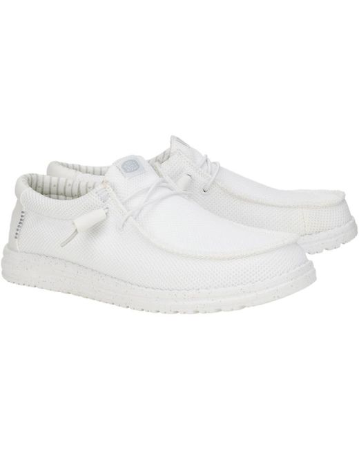 HeyDude Black Wally Stretch Sox for men