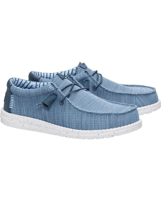 HeyDude Blue Wally Stretch Sox for men