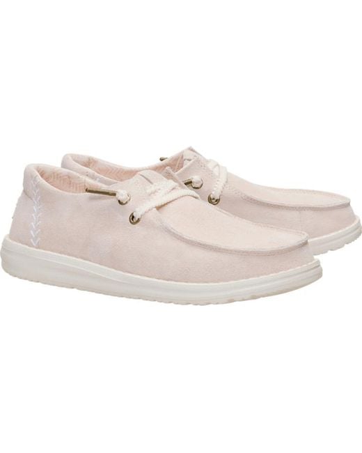 HeyDude Black Wendy Craft Suede