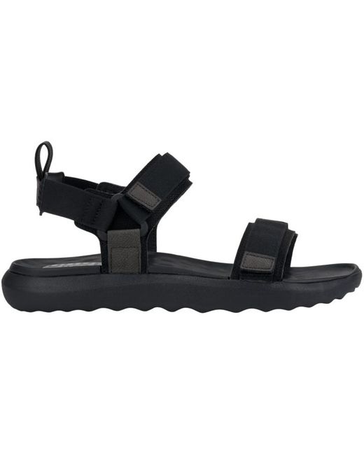 HeyDude Black Carson Sandal for men