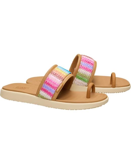 HeyDude Black Maui Breeze Toe Loop