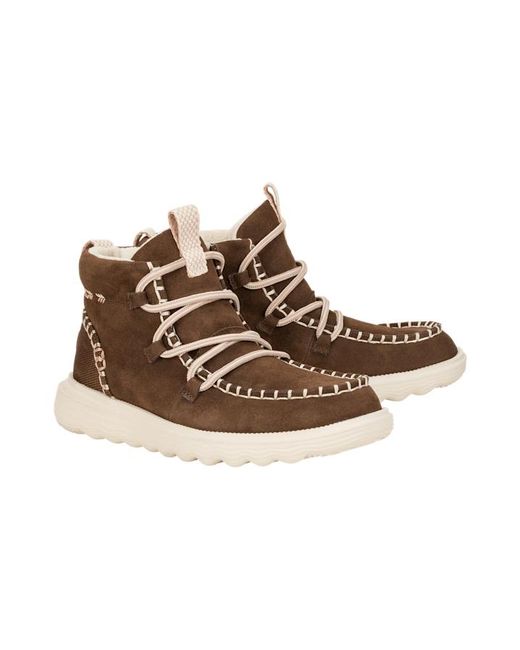 HeyDude Black Reyes Suede